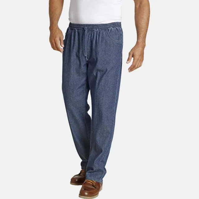 Jan Vanderstorm loose fit joggingbroek DAAN Plus blauw