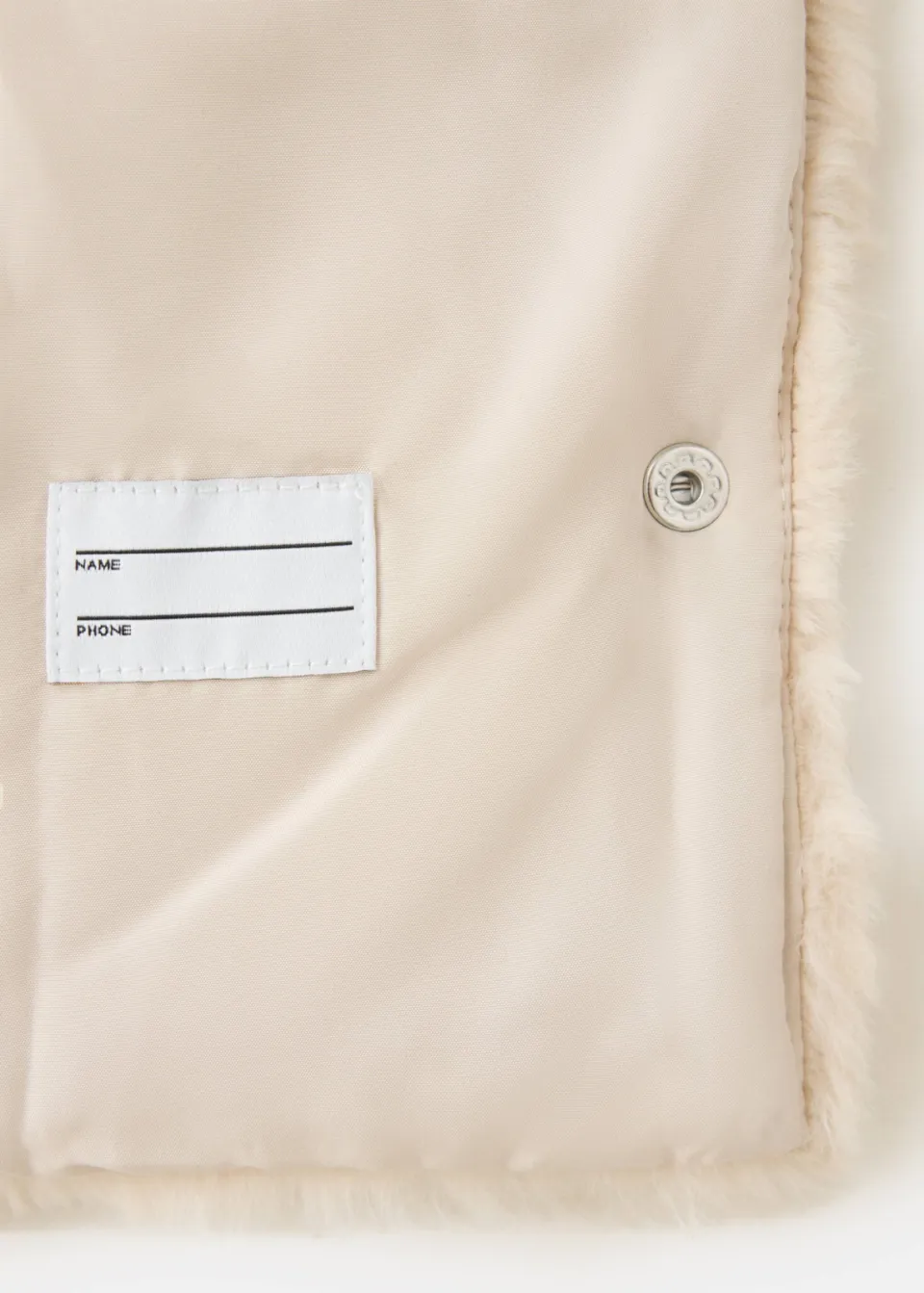Mango Kids imitatiebont gilet - beige, foto 8