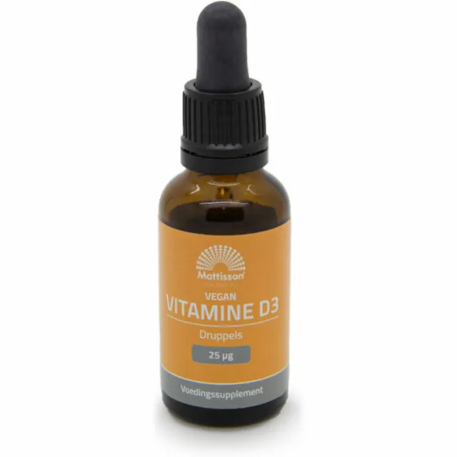 Mattisson HealthStyle vitamine D3 vegan druppels