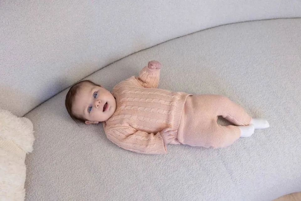 Feetje The Knits babybroek zalmroze, foto 5