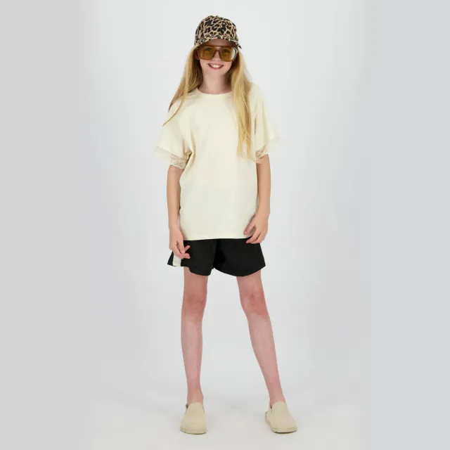 Raizzed t-shirt lichtgeel