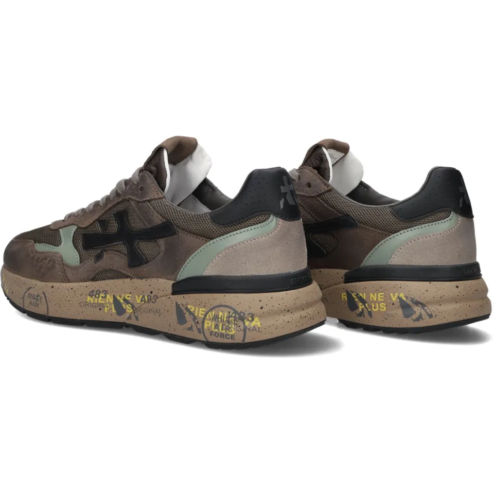 Premiata Mick lage sneaker bruin, foto 3
