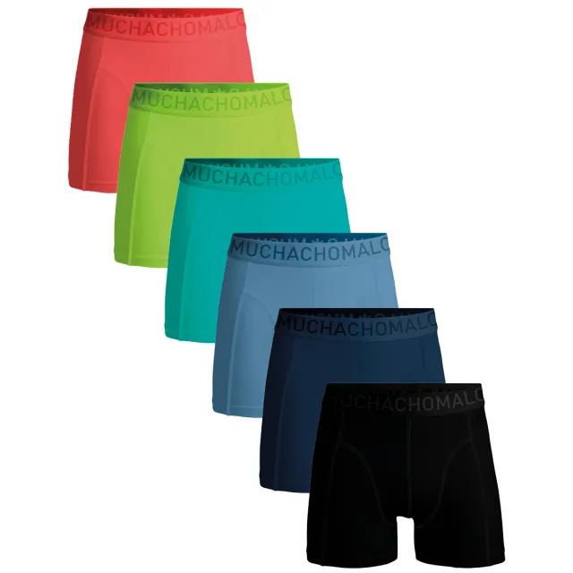 Muchachomalo Heren 6-pack Boxershorts Microfiber Veelkleurig