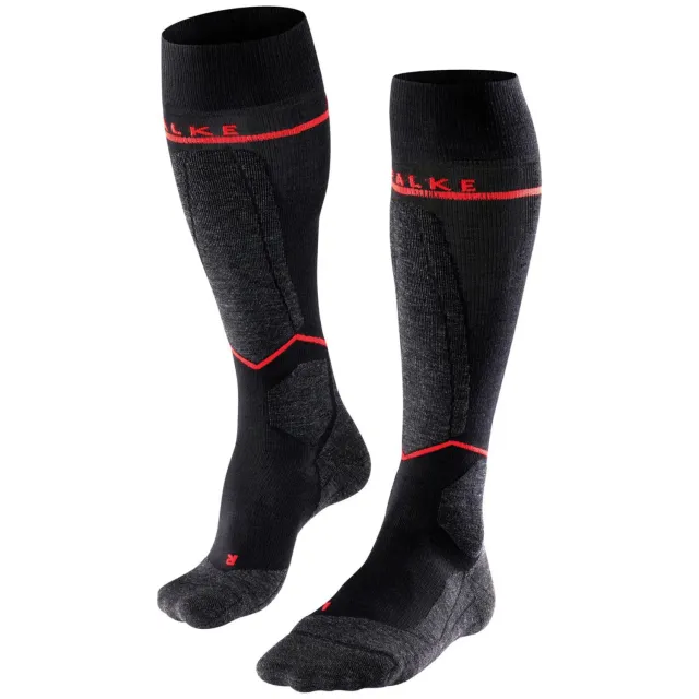 Falke SK4 Advanced Compression Light skisokken zwart