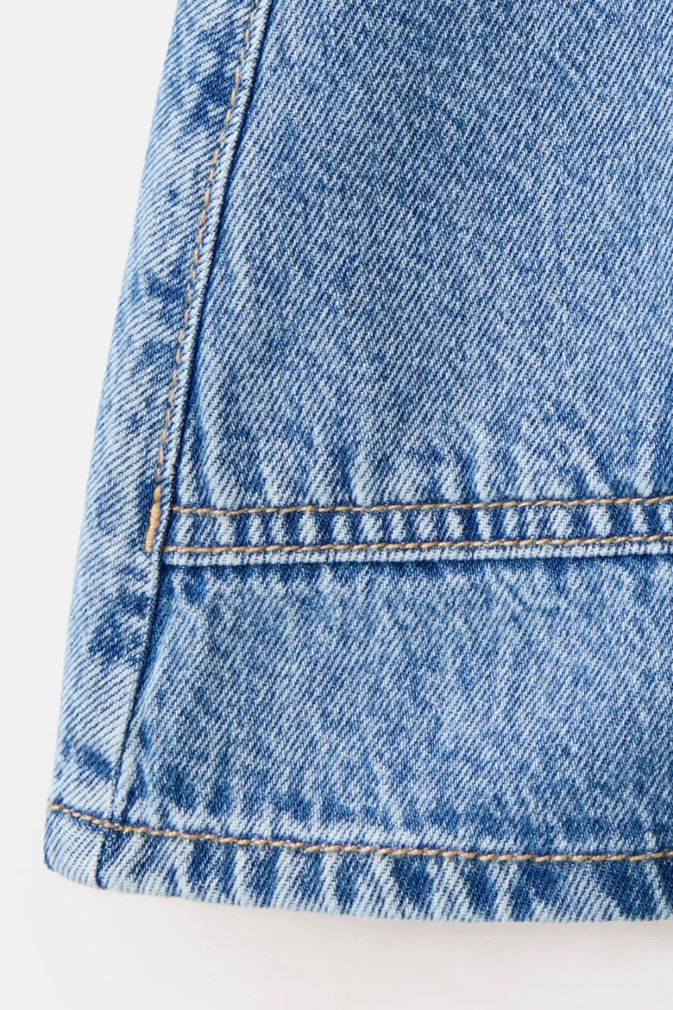 Mango korte spijkerrok mediumblauw medium blue denim, foto 6
