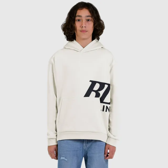 Ballin hoodie met print - ecru