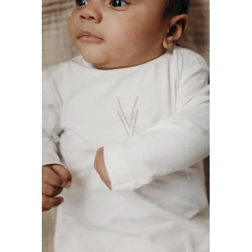 LEVV basic longsleeve met printopdruk offwhite, foto 5