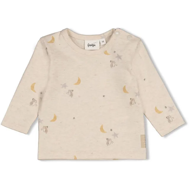 Feetje Over the Moon for You longsleeve beige Beige/oker