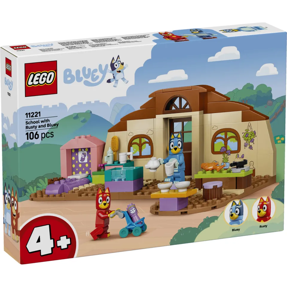 Lego Bluey School met Rusty en Bluey 11221, foto 3