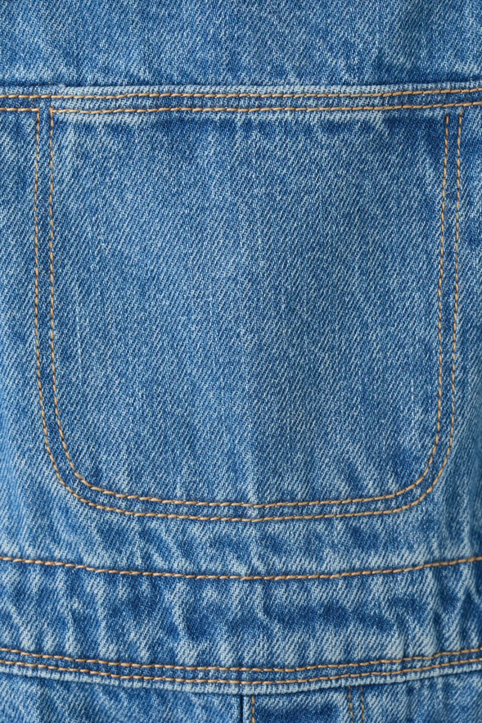 Mango tuinbroek middenblauw medium blue denim, foto 4