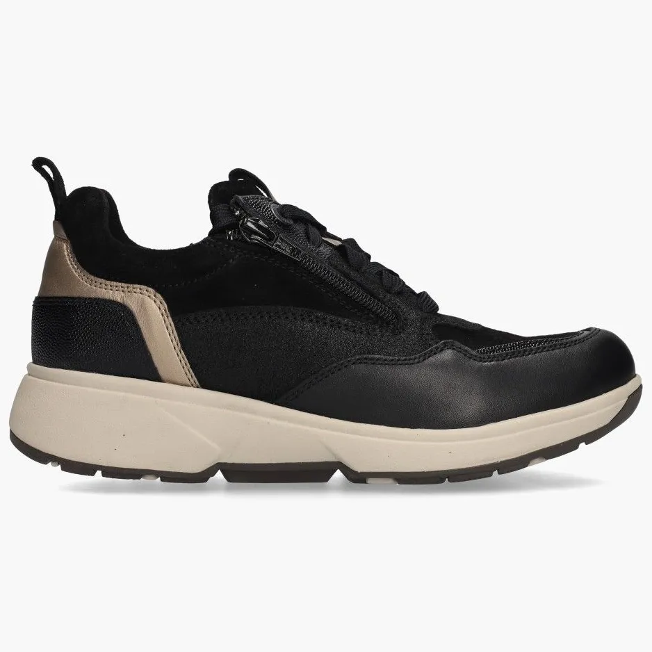 Xsensible Grenoble Stretchwalker HX Veterschoenen Dames Zwart, foto 2