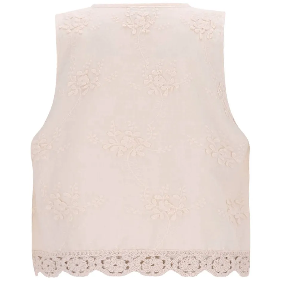 Like Flo gilet ecru, foto 3
