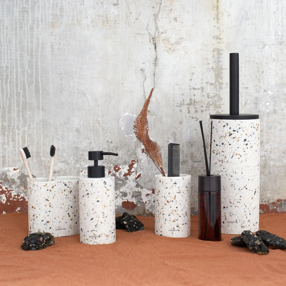 Sealskin Blend toiletborstel met houder terrazzo, foto 6