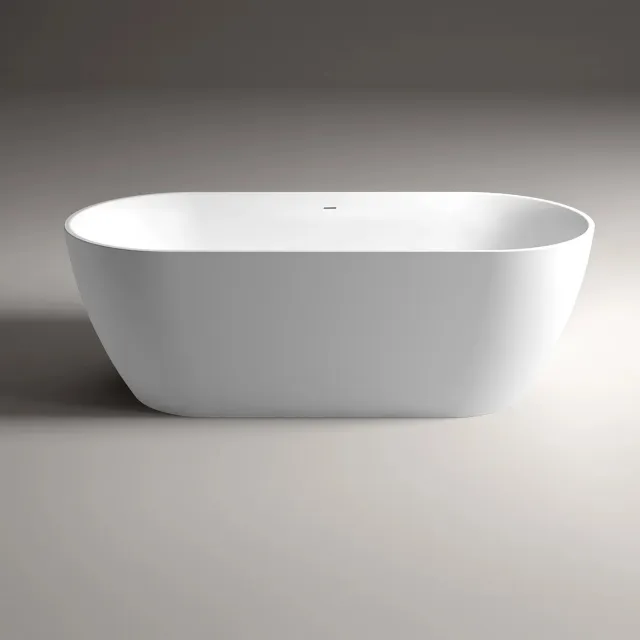 Sanilux Moon vrijstaand bad 180 cm glans wit