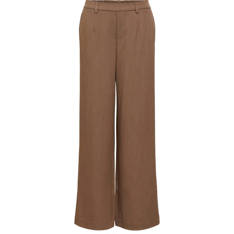 Object wide leg pantalon - lichtbruin, foto 2