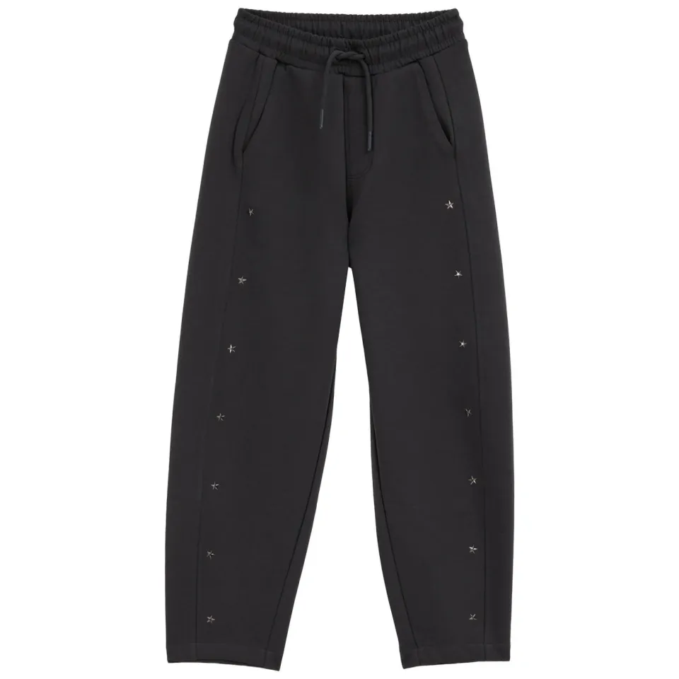 WE Fashion joggingbroek met studs antraciet, foto 2