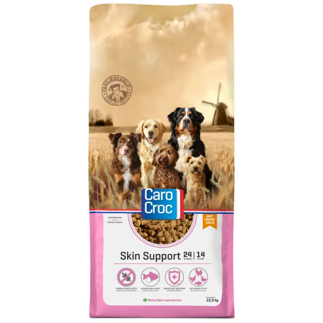 CaroCroc Hondenvoer Droog Skin Support 12,5 kg