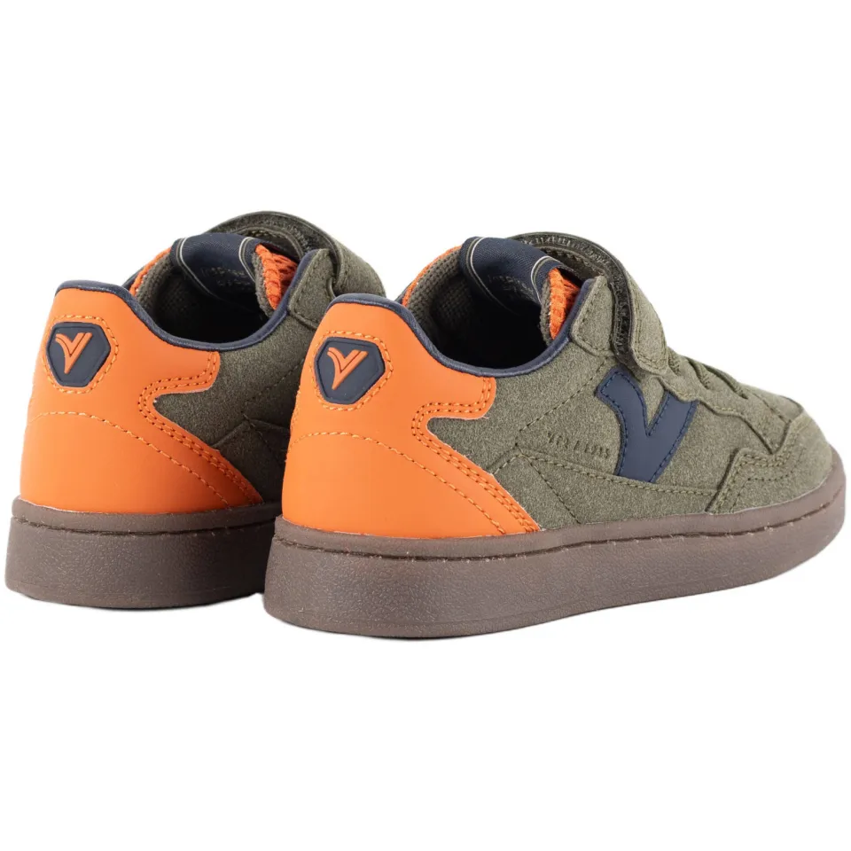 Victoria sneakers - kaki/oranje, foto 3