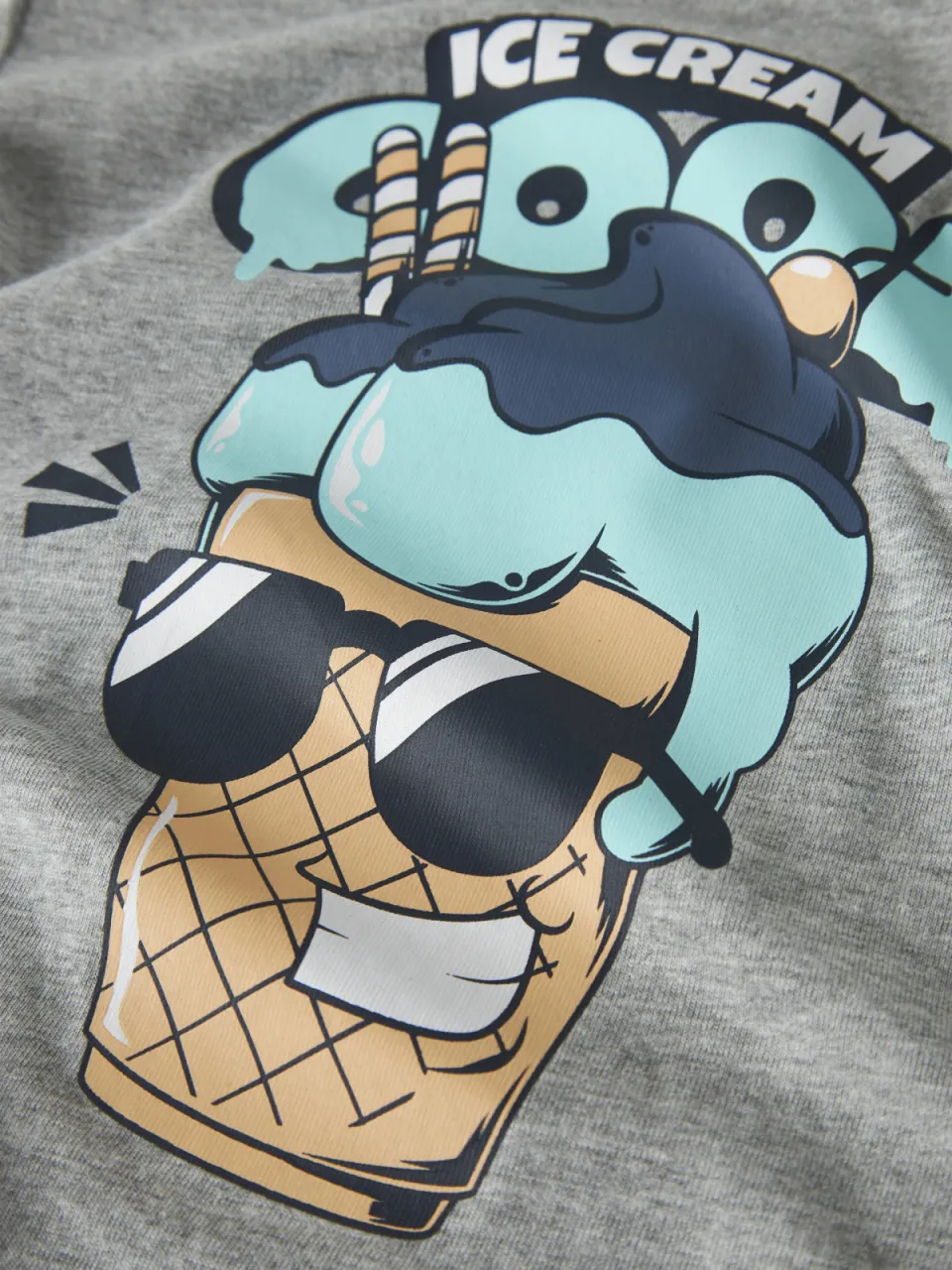 NAME IT T-shirt grijs melange, foto 4