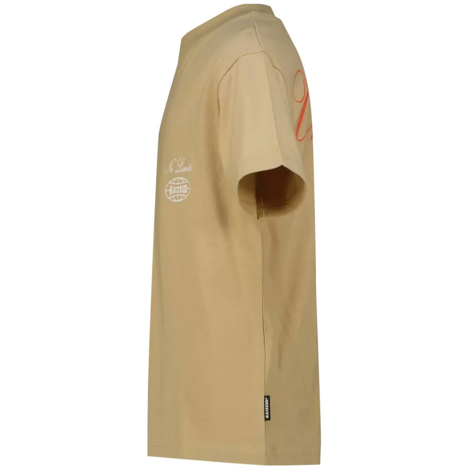 Raizzed T-shirt zand met backprint, foto 3