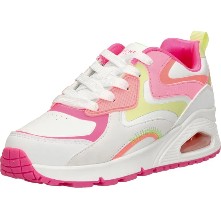 Skechers Uno Gen1 Color Surge lage sneakers wit, foto 3