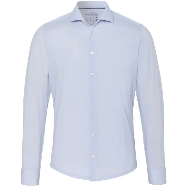 Overhemd Lange Mouw Pure The Functional Shirt Lichtblauw Uni, foto 2