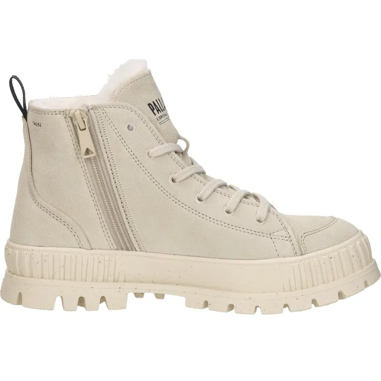 Palladium Pallashock Zip Warm laars beige