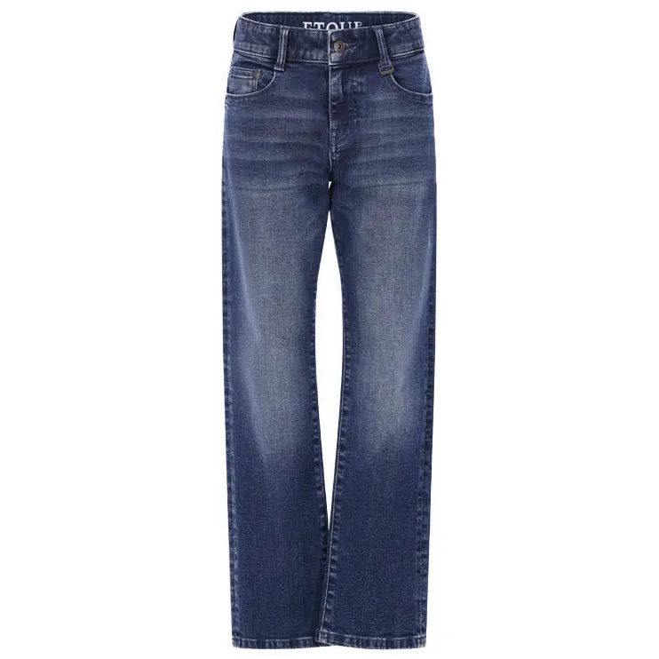 Retour Jeans Landon relaxed fit jeans - mediumblauw Jongens Katoen Effen Blue denim