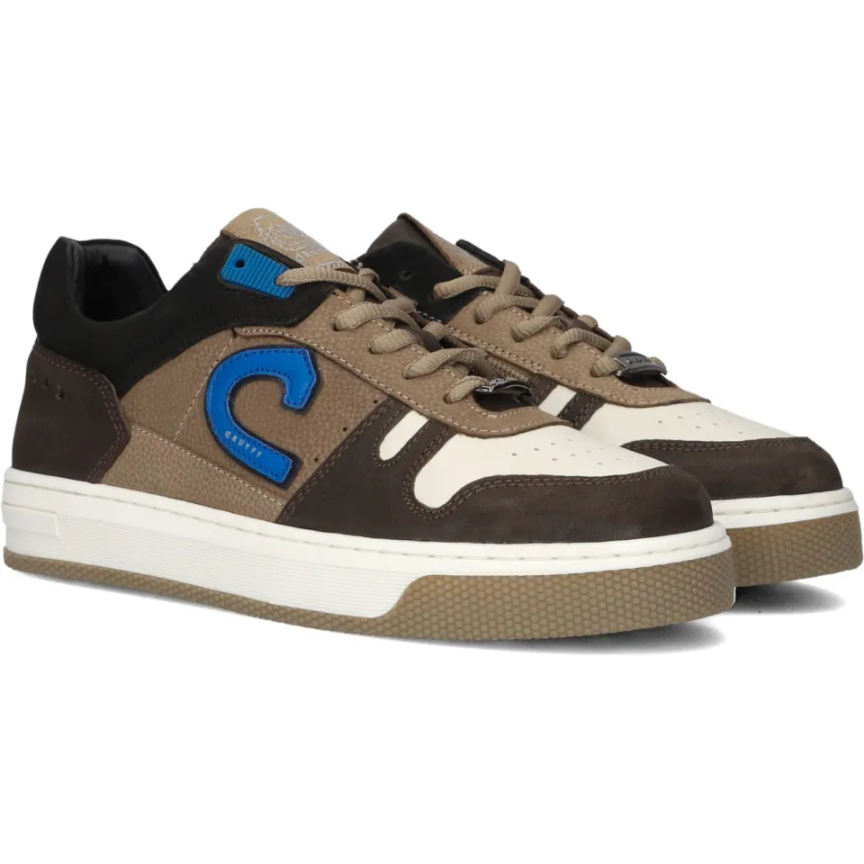 Cruyff Trophy Mid lage sneakers bruin, foto 4