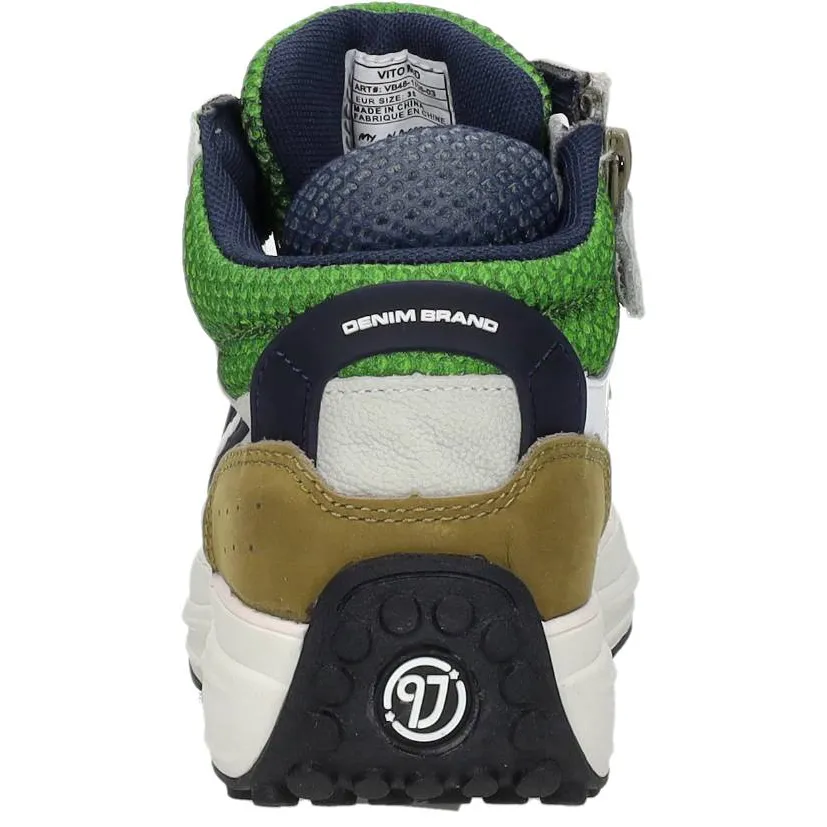 Vingino Vito Mid hoge sneakers groen, foto 4