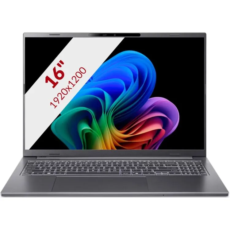 Acer Aspire 16 AI A16-52M-75TW laptop grijs, foto 2