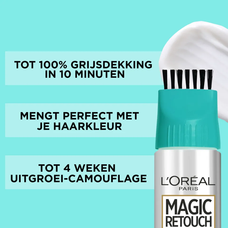 L'oréal Magic Retouch Permanent uitgroeiverf 6 donkerblond, foto 4
