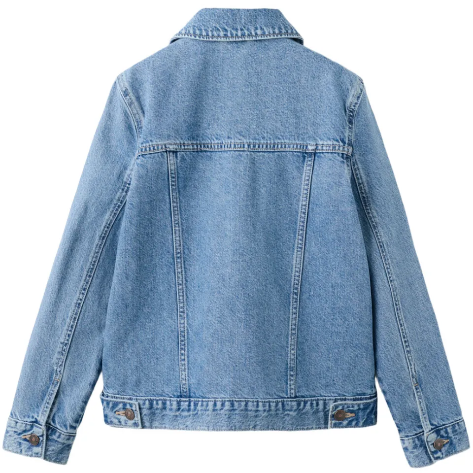 Mango denim spijkerjas medium blue denim, foto 3