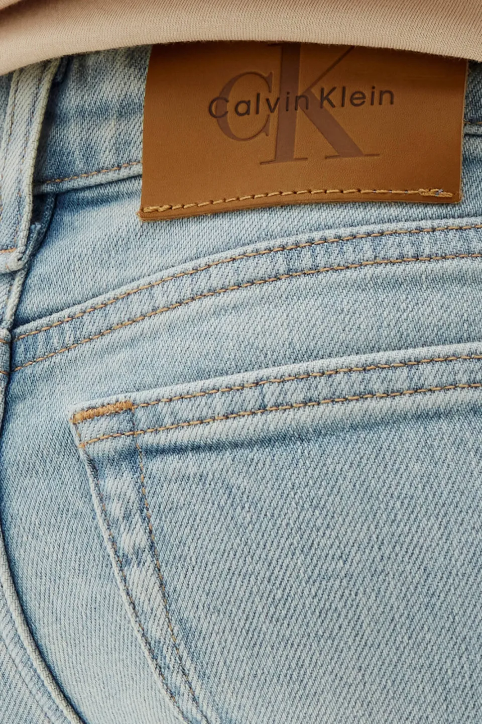 Calvin Klein slim fit jeans - lichtblauw, foto 4