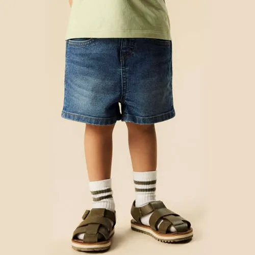 NAME IT MINI straight denim short medium blue denim, foto 4