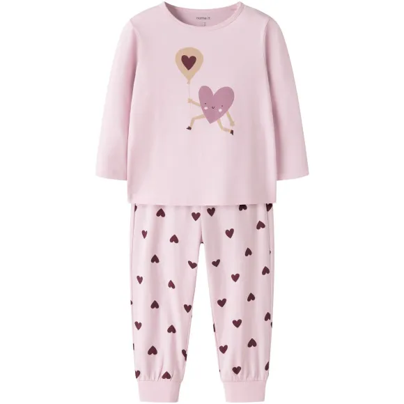 NAME IT Cutie Heart pyjama roze, foto 3