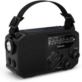 Philips TAR1609 Noodradio FM radio Zwart