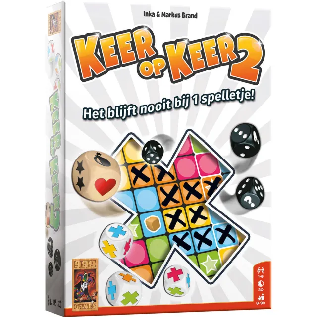 999 Games Keer op Keer 2 dobbelspel, foto 2