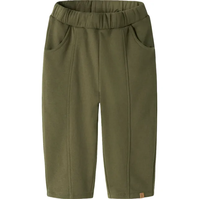 Lil' Atelier MINI loose fit broek groen