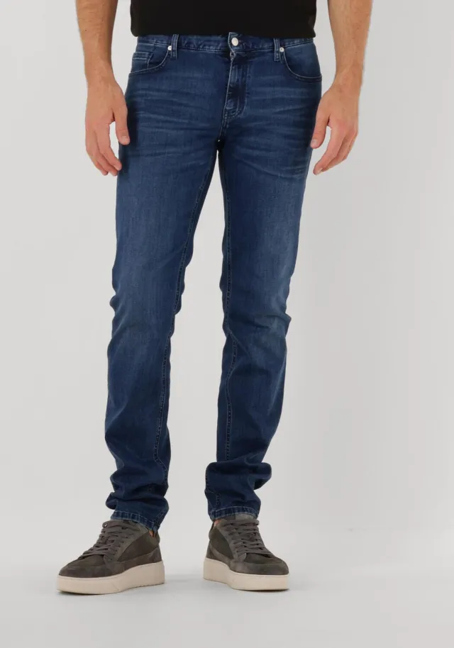 Alberto Heren Jeans 4237 1973 Slim - Donkerblauw