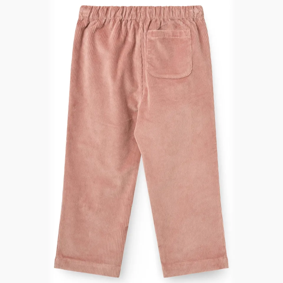Copenhagen Colors regular fit corduroy casual broek roze, foto 7