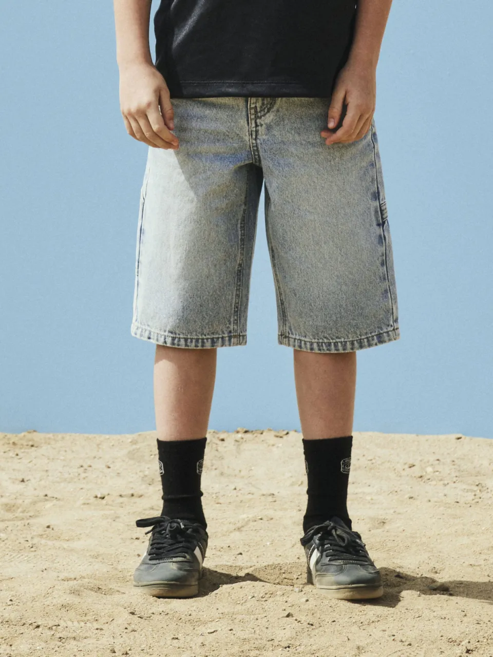 NAME IT NKMRYAN denim short lichtblauw, foto 5