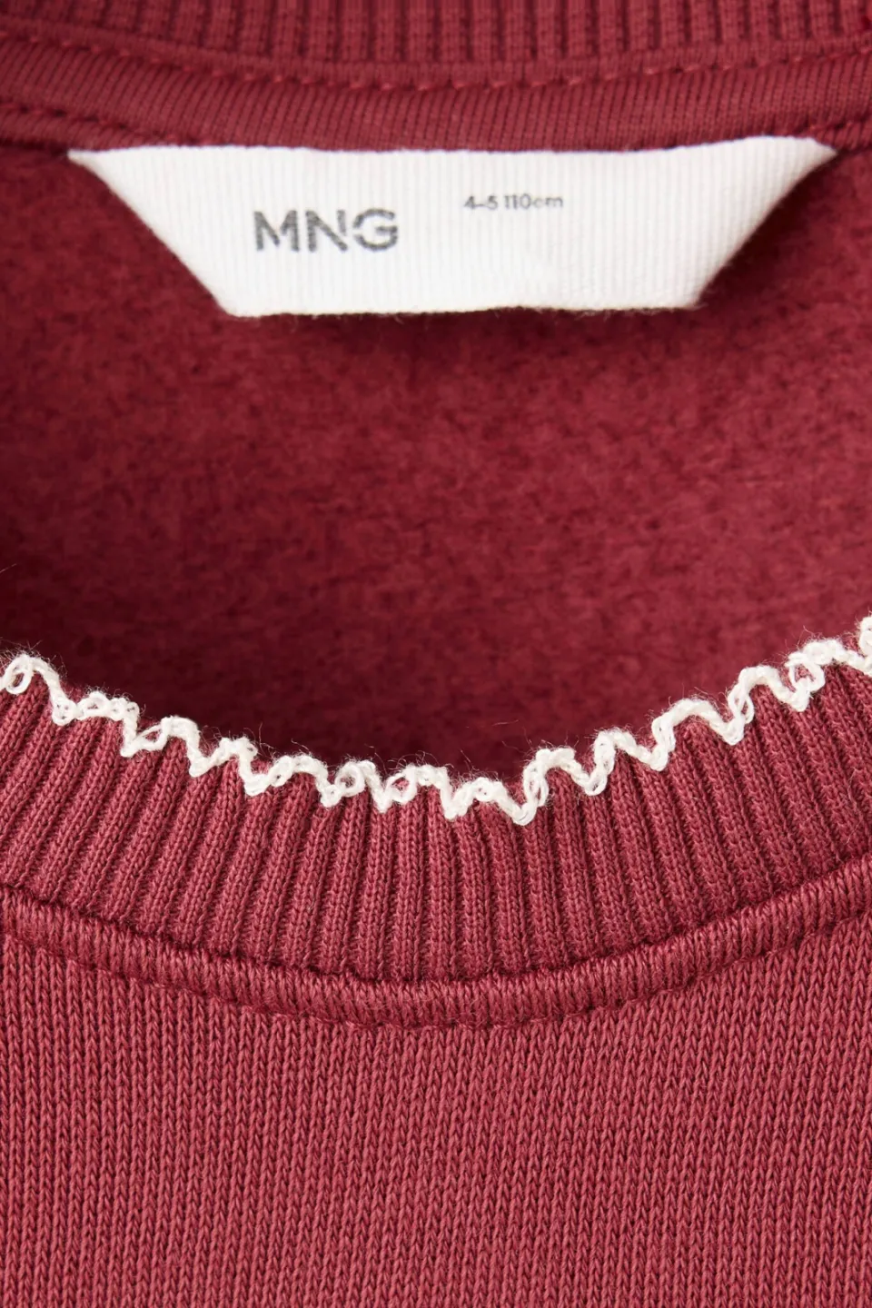 Mango Kids sweater met tekst - rood, foto 7