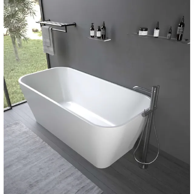 Ideal Standard Ideavit Delia ligbad arcryl mat wit