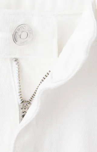 Mango TEEN wide leg jeans met studs - wit, foto 5
