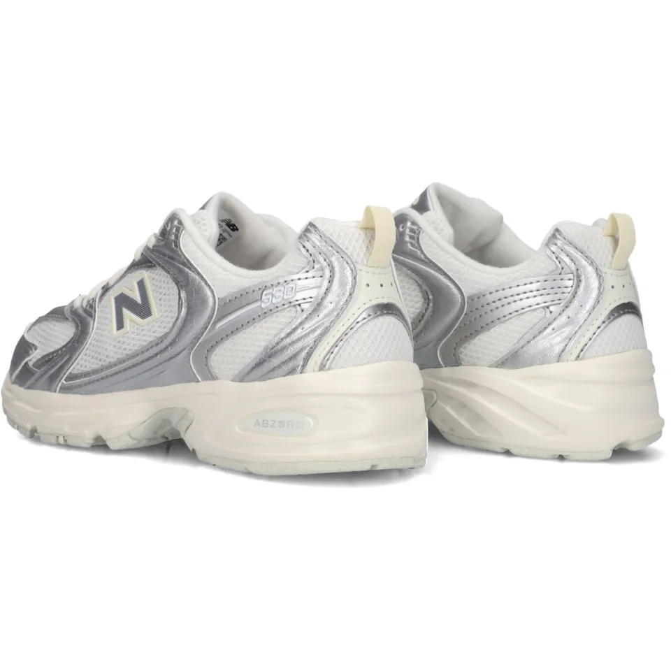 New Balance 530 lage sneakers zilverkleurig, foto 3