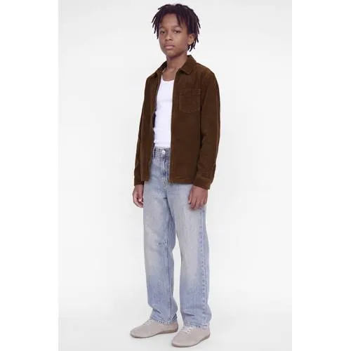 Jack & Jones JUNIOR corduroy overhemd - bruin, foto 3