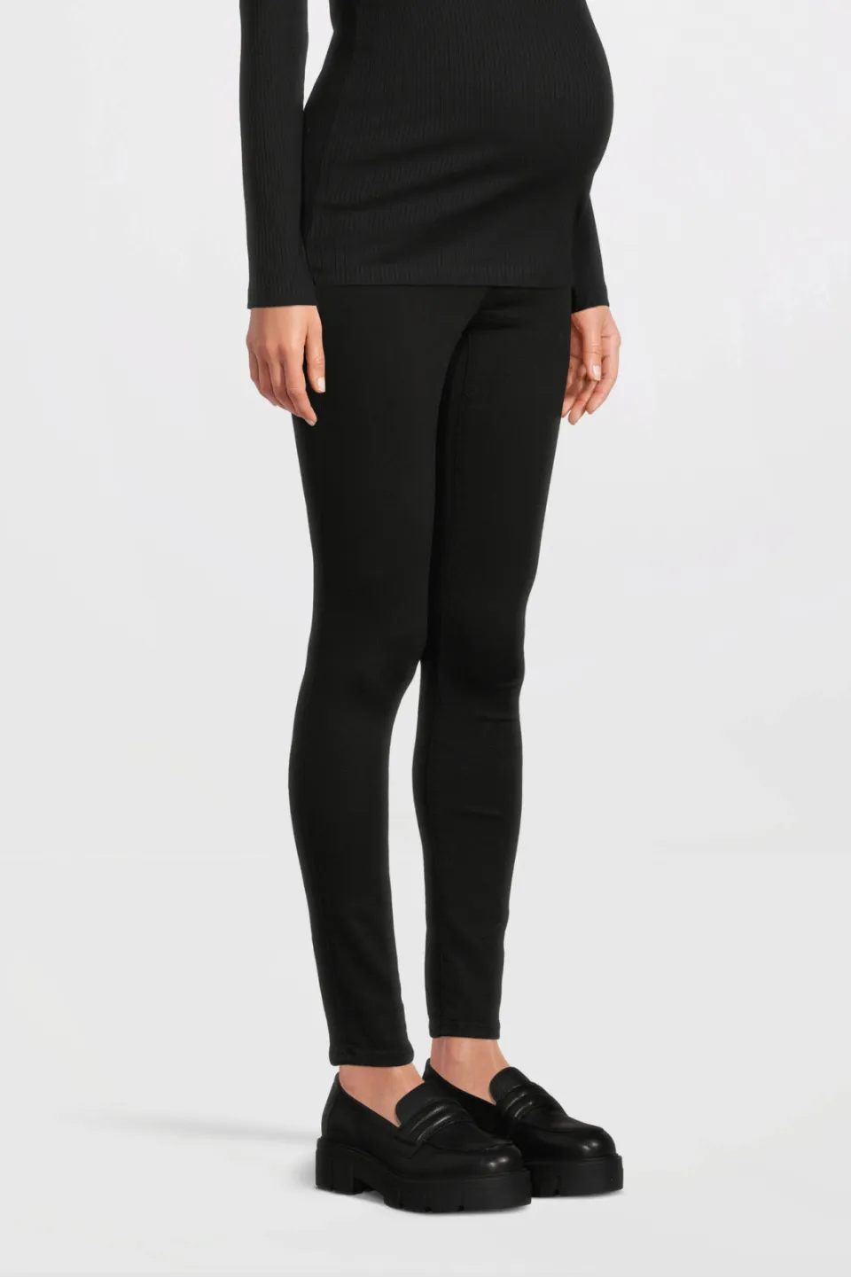 Only MATERNITY skinny zwangerschaps jegging OLMRAIN zwart, foto 4