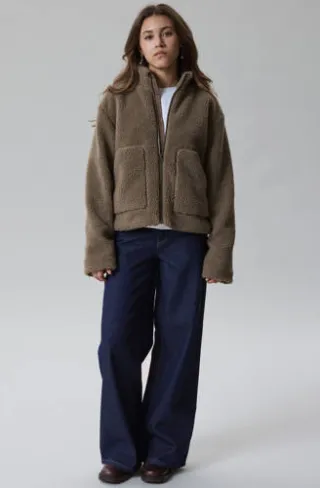 LMTD teddy jas taupe, foto 4