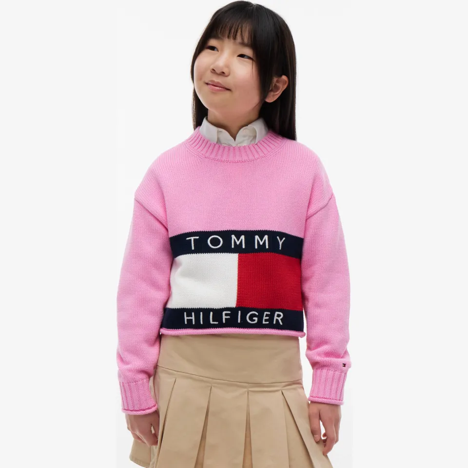 Tommy Hilfiger trui gebreid - roze, foto 3